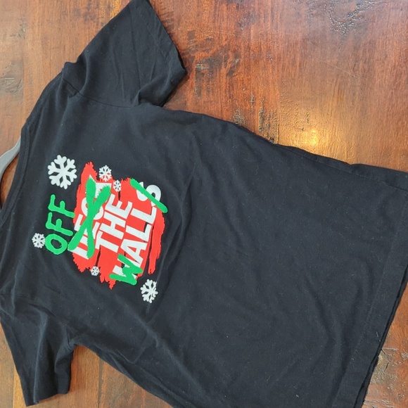 Women's Small Van's Off the Wall Christmas Shirt Rare - Picture 4 of 4